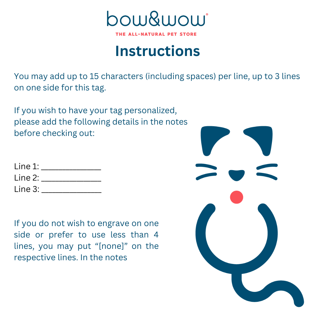 My Family Friends European Shorthair Pet ID Tag