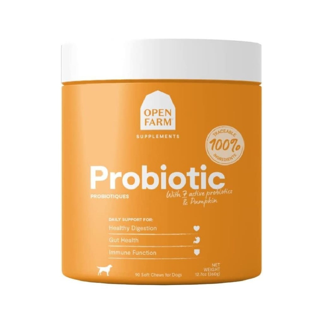Open Farm Probiotic Chews Pumpkin Dog Supplements main image 0