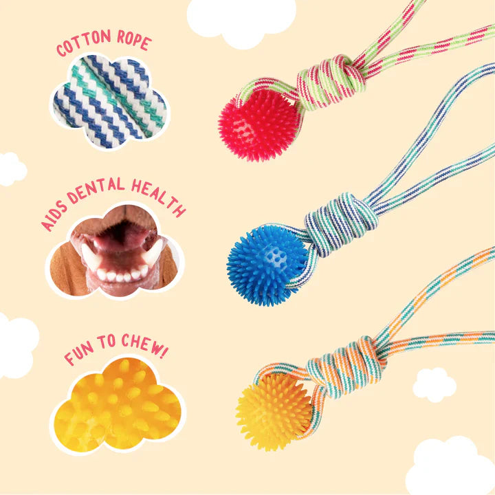 Snugarooz Rope Toy Spike-o-Mite 16-inch