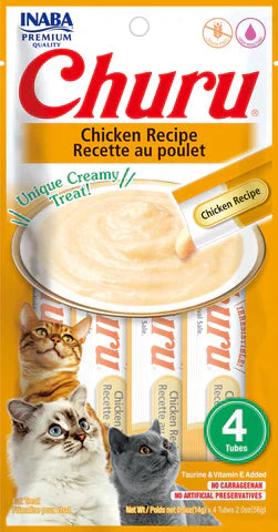 Inaba Churu Chicken Recipe Cat Treats 14g x 4 tubes
