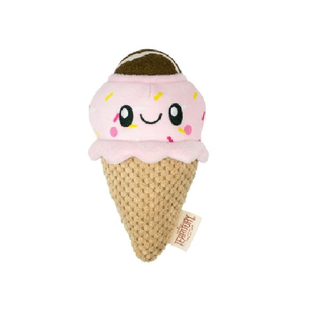 Territory 2 in 1 Ice Cream Plush Dog Toy 8 inches