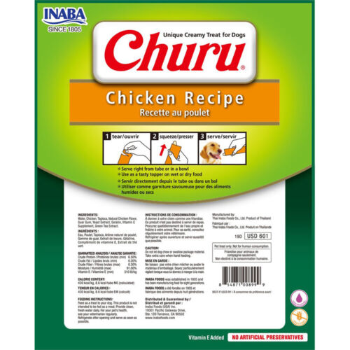 Inaba Churu Chicken Recipe Creamy Treats 20g x 8 tubes
