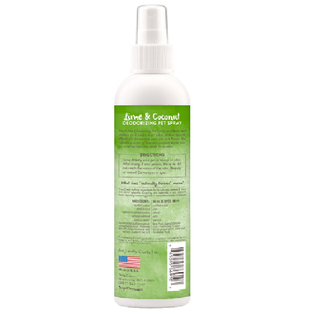 Tropiclean Lime Coconut Spray for Dogs 236ml Bow & Wow