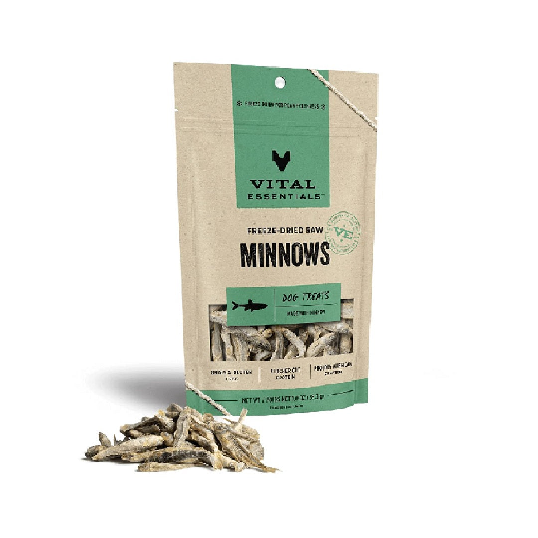 Vital Essentials Freeze-Dried Raw Dog Treat Minnows 28.3g