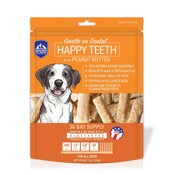 Himalayan Dog Chew Happy Teeth Peanut Butter 340g
