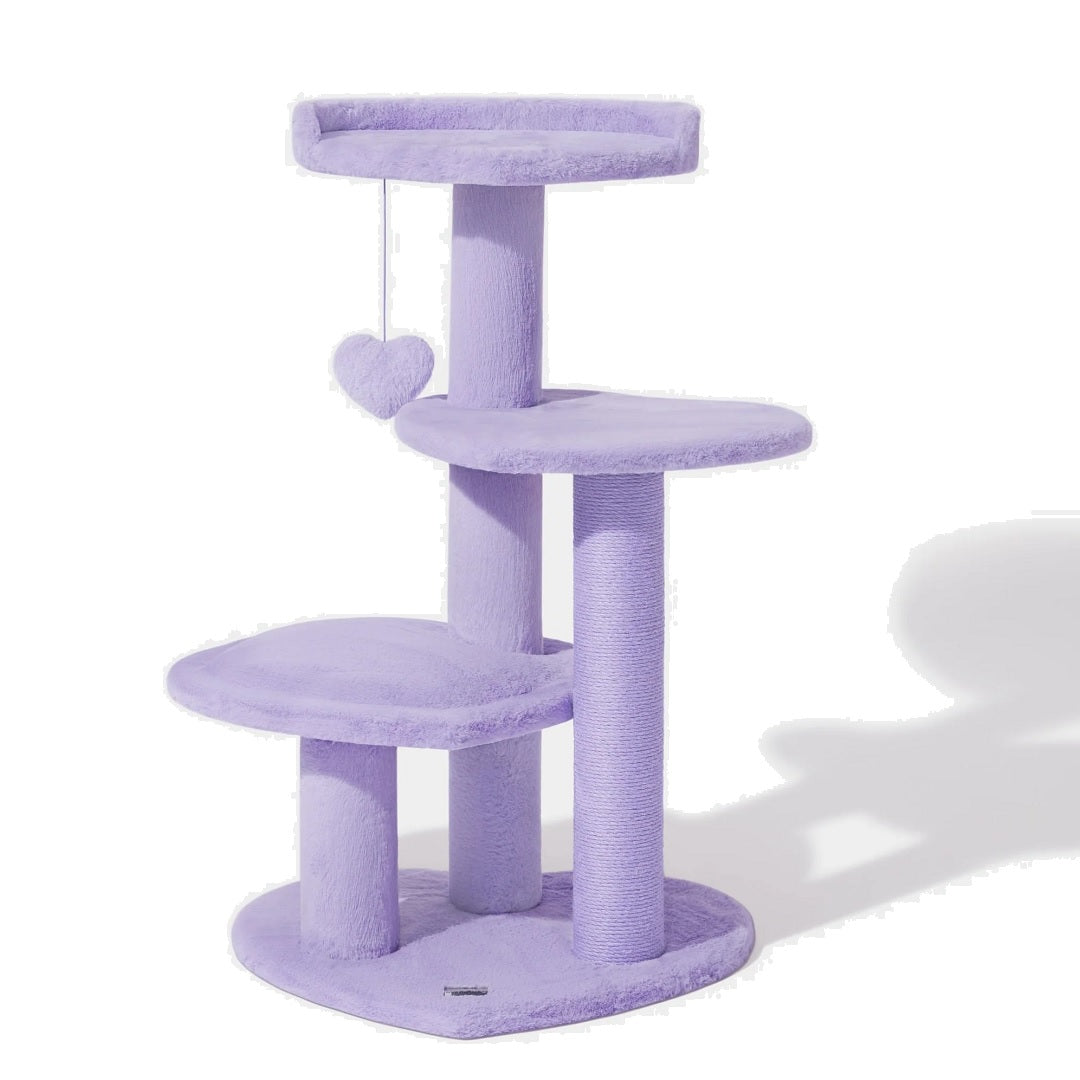 Vetreska Heartpurple Cat Climber 4 Platforms