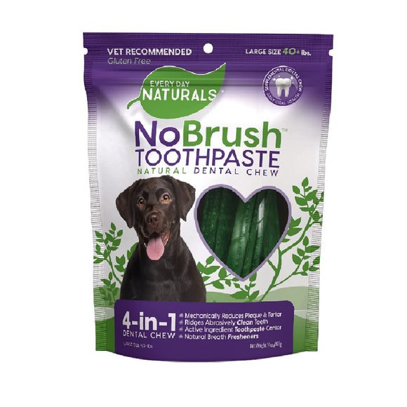 Everyday Naturals No Brush Natural Dental Chew Large 397g