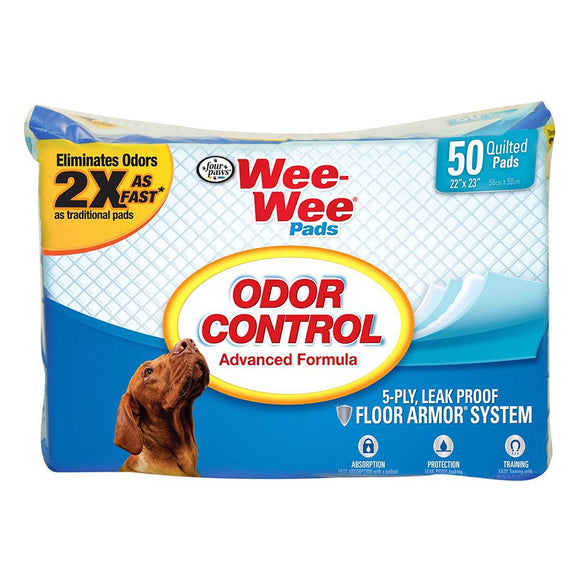 Four Paws Wee Wee Pad Odor Control 50 ct