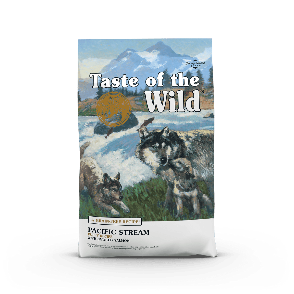 Taste of the Wild Dry Dog Food Pacific Stream Puppy 12.2kg Bow Wow