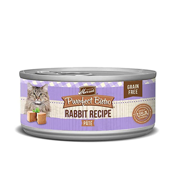 Merrick Purrfect Bistro Grain Free Rabbit Pate Cat Food 156g