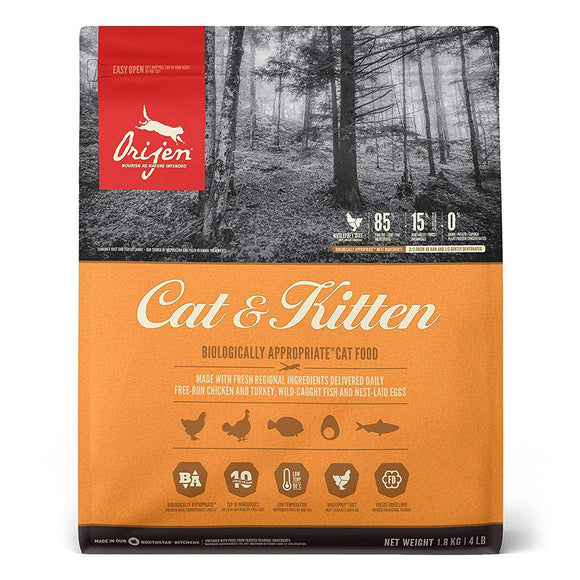Orijen Cat Dry Food Cat & Kitten 1.8 Kg