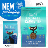 Tiki Cat Born Carnivore Dry Cat Food Herring & Salmon 1.27kg