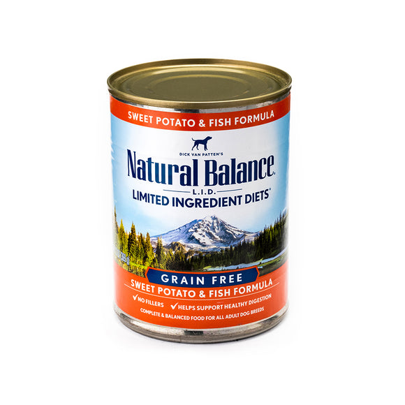 Natural Balance Limited Ingredient Diets Dog Food Sweet Potato & Fish Formula 369g