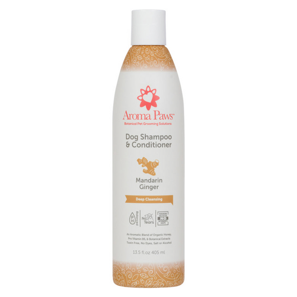 Aroma Paws Deep Cleansing Shampoo Mandarin Ginger 405ml