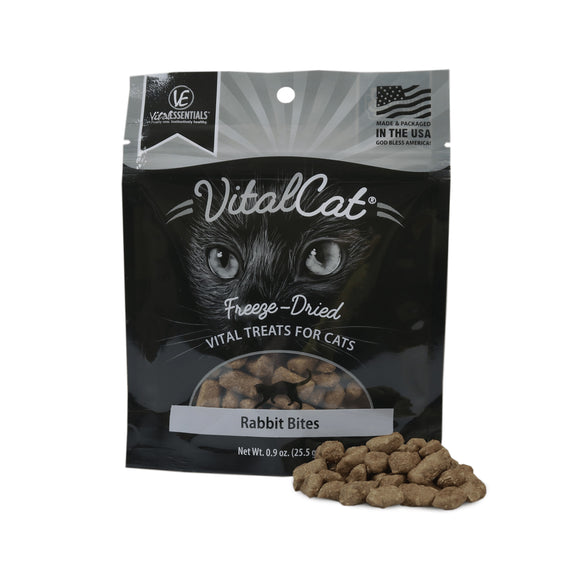 Vital Essentials Vital Cat Freeze-dried Treats for Cats Rabbit Bites 25.5g