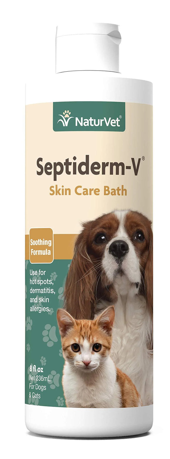 NaturVet Septiderm-V Skin Care Bath 236ml