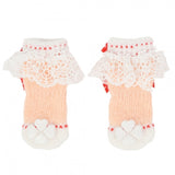 Olchi Pink Lovely Lace Sock Large