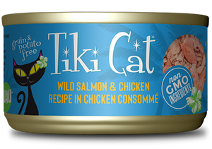 Tiki Cat Napili Luau Wild Salmon & Chicken 80g