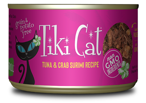 Tiki Cat Lanai Grill Tuna & Crab Surimi 170g