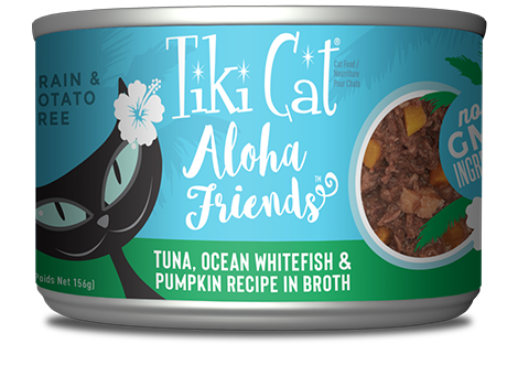 Tiki Cat Aloha Friends Tuna, Ocean Whitefish and Pumpkin 156g
