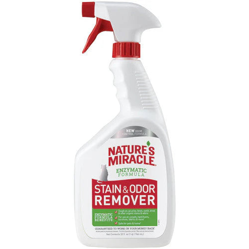 Nature's Miracle Unscented Stain and Odor Remover for Cats 946ml