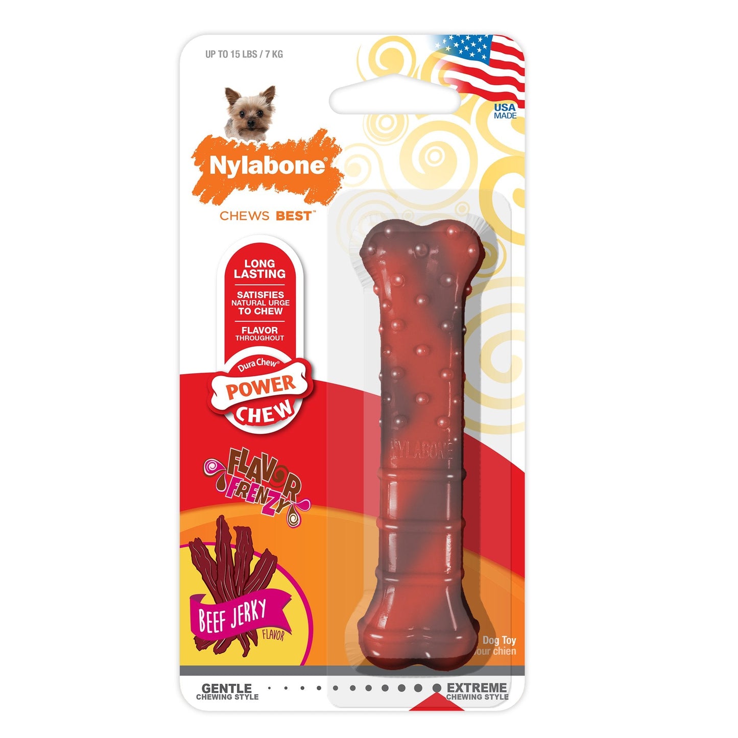 Nylabone DuraChew Power Chew Beef Jerky Regular
