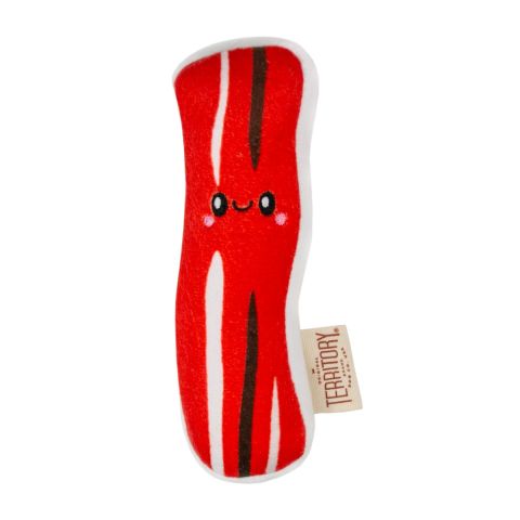 Territory Bacon Dog Plush Squeaker Toy 17.8cm