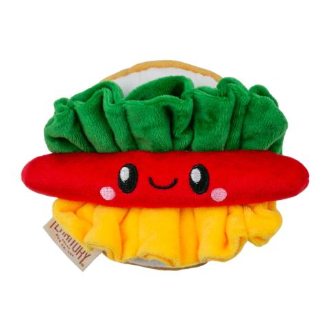 Territory Hotdog Hide-and-Treat Dog Plush Toy 20cm