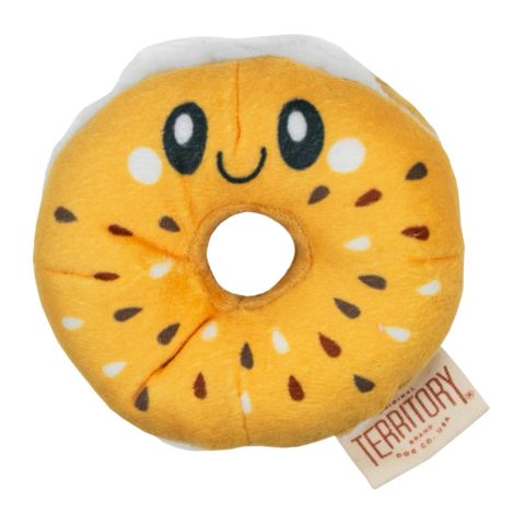Territory Bagel Hide-and-Treat Dog Plush Toy 10cm