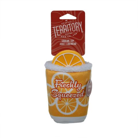 Territory Lemonade Plush 2-in-1 Dog Toy 15cm