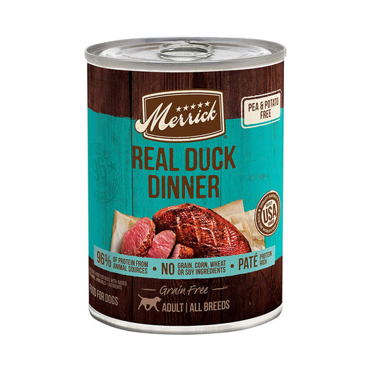 Merrick Grainfree Dog Canned Food 96% Real Duck 360g
