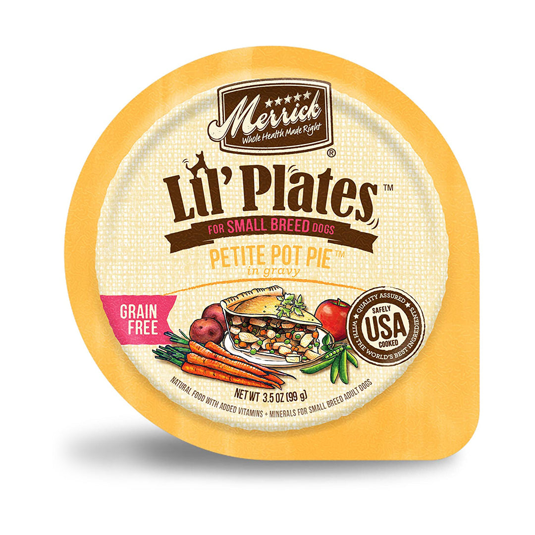 Merrick Lil' Plates Dog Treat Grain Free Petite Pot Pie 99g
