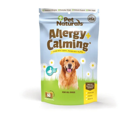 Pet Naturals Allergy Plus Calming Soft Chews for Dogs 60-pc