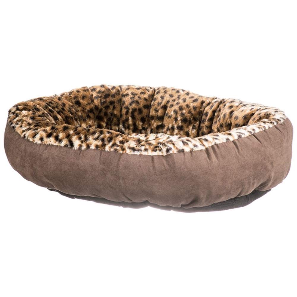 Aspen Pet Bed Animal Print Round 18in