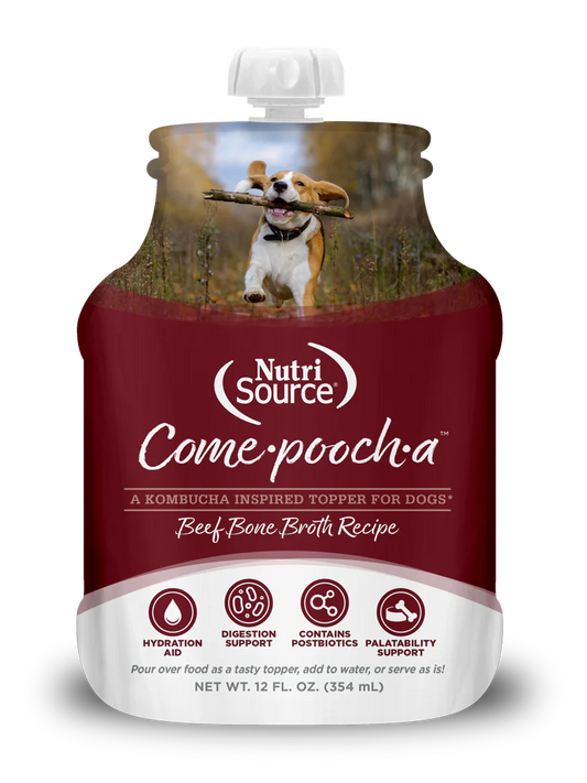 NutriSource Come-Pooch-A Beef Bone Broth Recipe 354ml