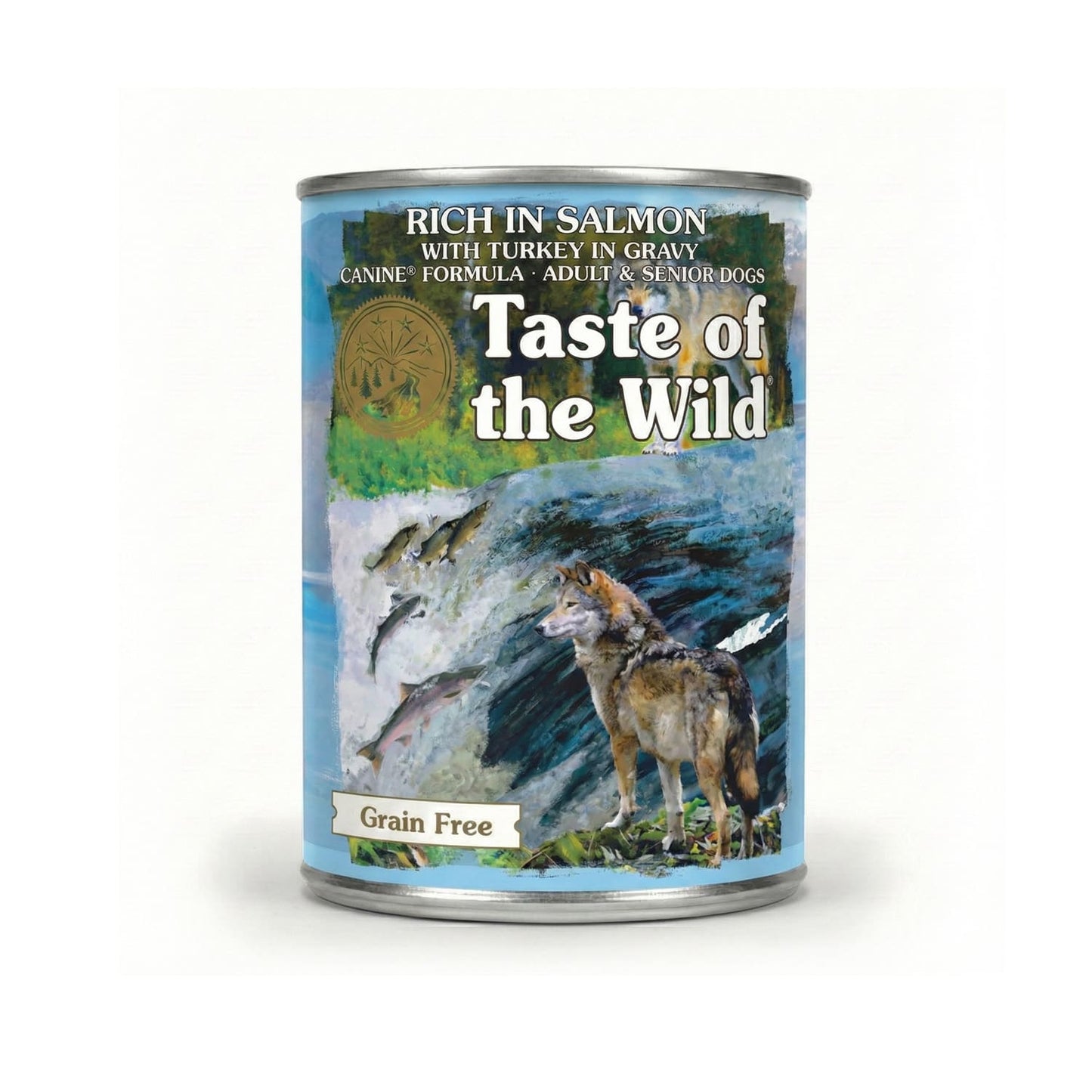 Taste of the Wild Salmon, Turkey Gravy Wet Dog Food 390g