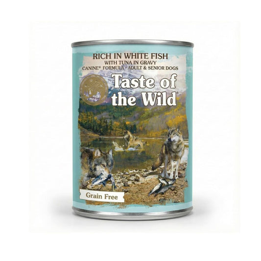 Taste of the Wild Whitefish Tuna Gravy Wet Dog Food 390g