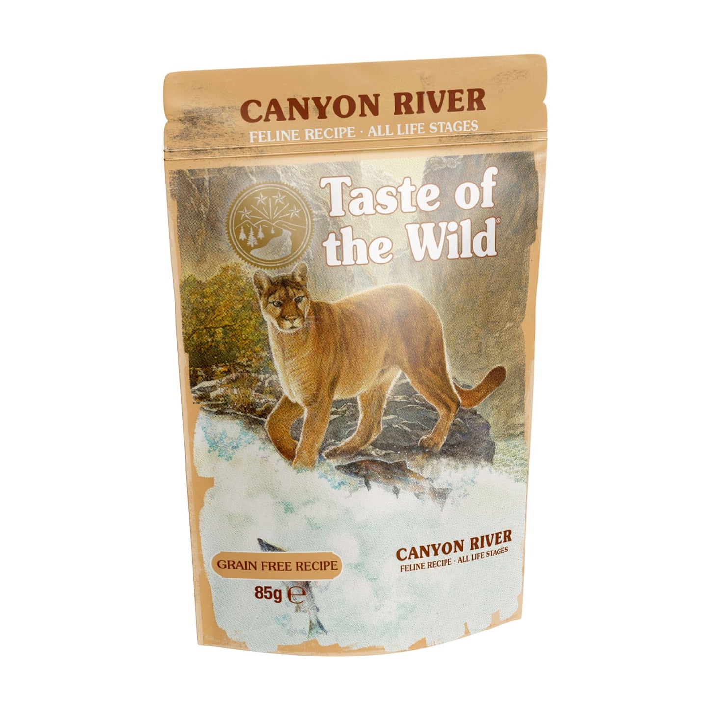 Taste of the Wild Canyon River Trout, Turkeya nd Chicken Chunks Wet Cat Food 85g
