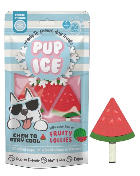 Pup Ice Fruit Lollies Watermelon Dog Treat 3-pc