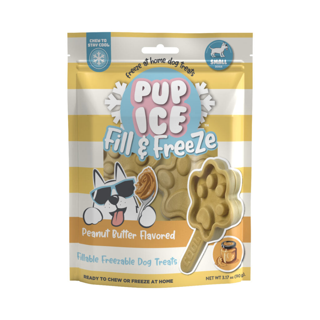 Pup Ice Fill & Freeze Peanut Butter Dog Treat 3-pc