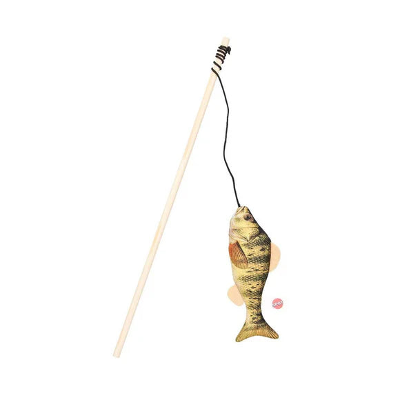 Spot Cat Toy Wand Gone Fishing Cat Toy