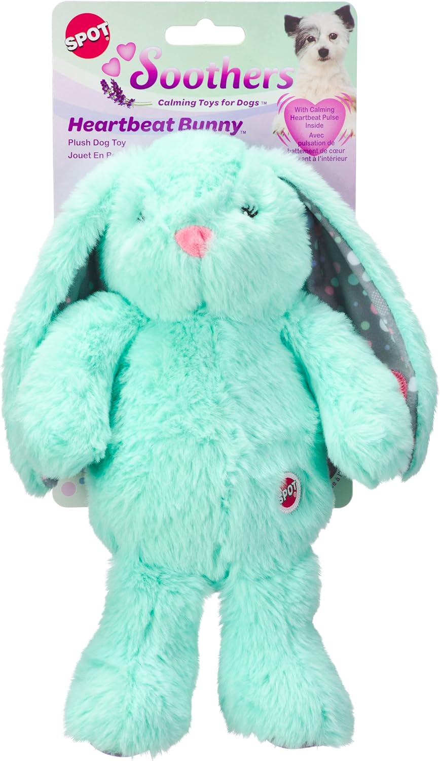 Spot Soothers Heartbeat Bunny Calming Plush Dog Toy 30cm