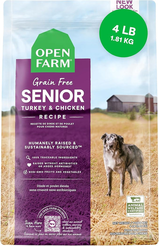 Open Farm Grain-free Senior Turkey Chicken Dry Dog Food 1.81kg