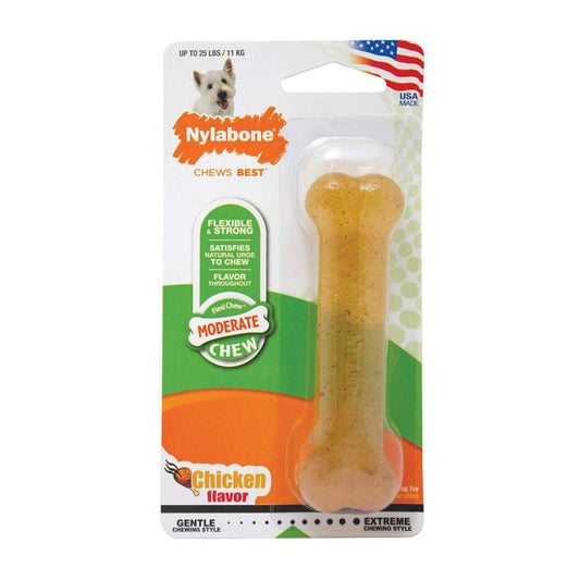 Nylabone Flexi Chew Chicken Chew Toy Small