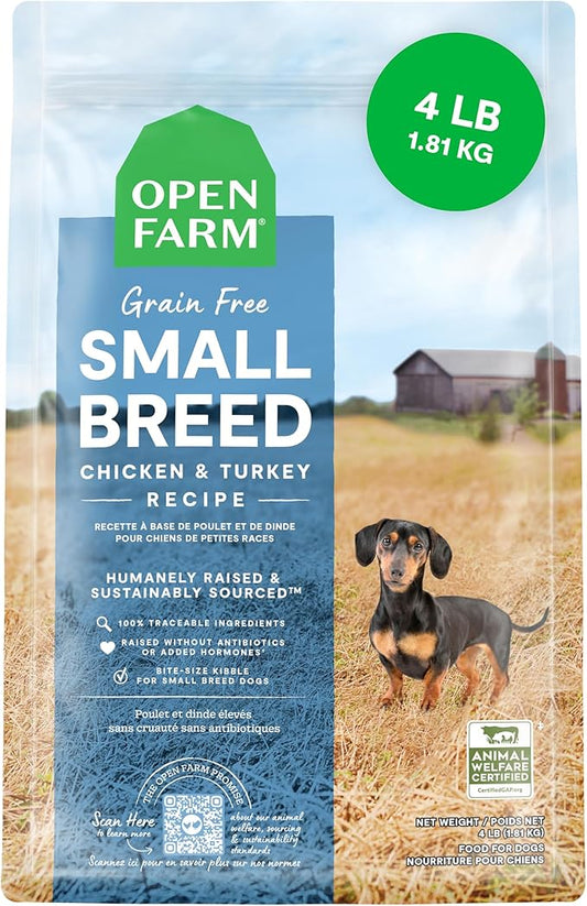 Open Farm Grain-free Small Breed Chicken & Turkey Dry Dog Food 1.81kg