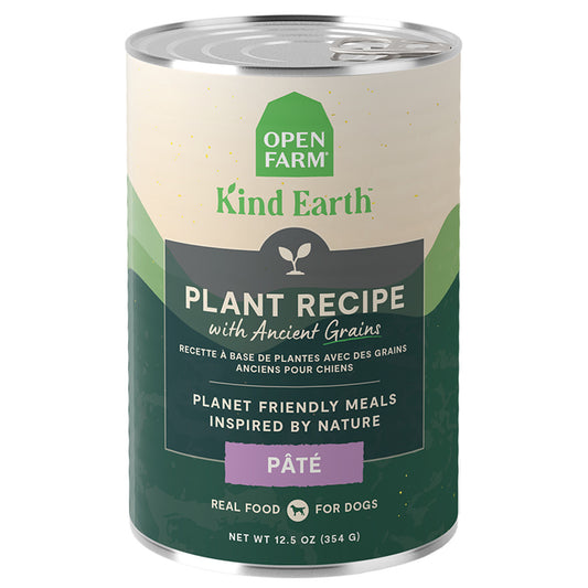 Open Farm Kind Earth Plant-Based Recipe Pate Canned Dog Food 354g
