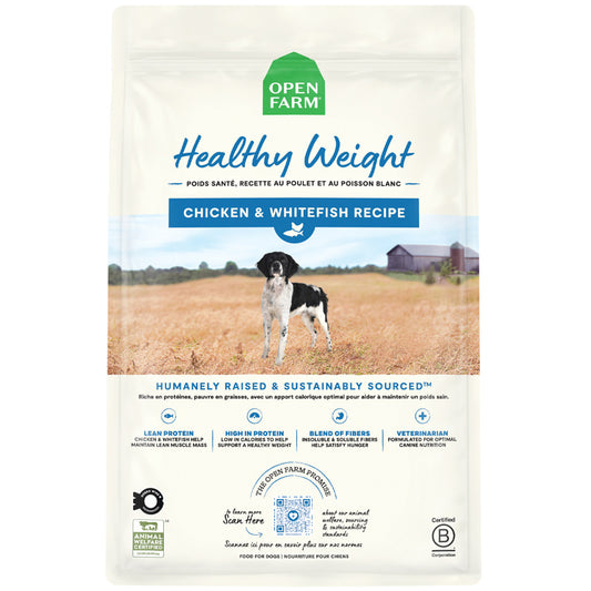 Open Farm Healthy Weight Chicken & Whitefish Recipe Dry Dog Food 1.81kg