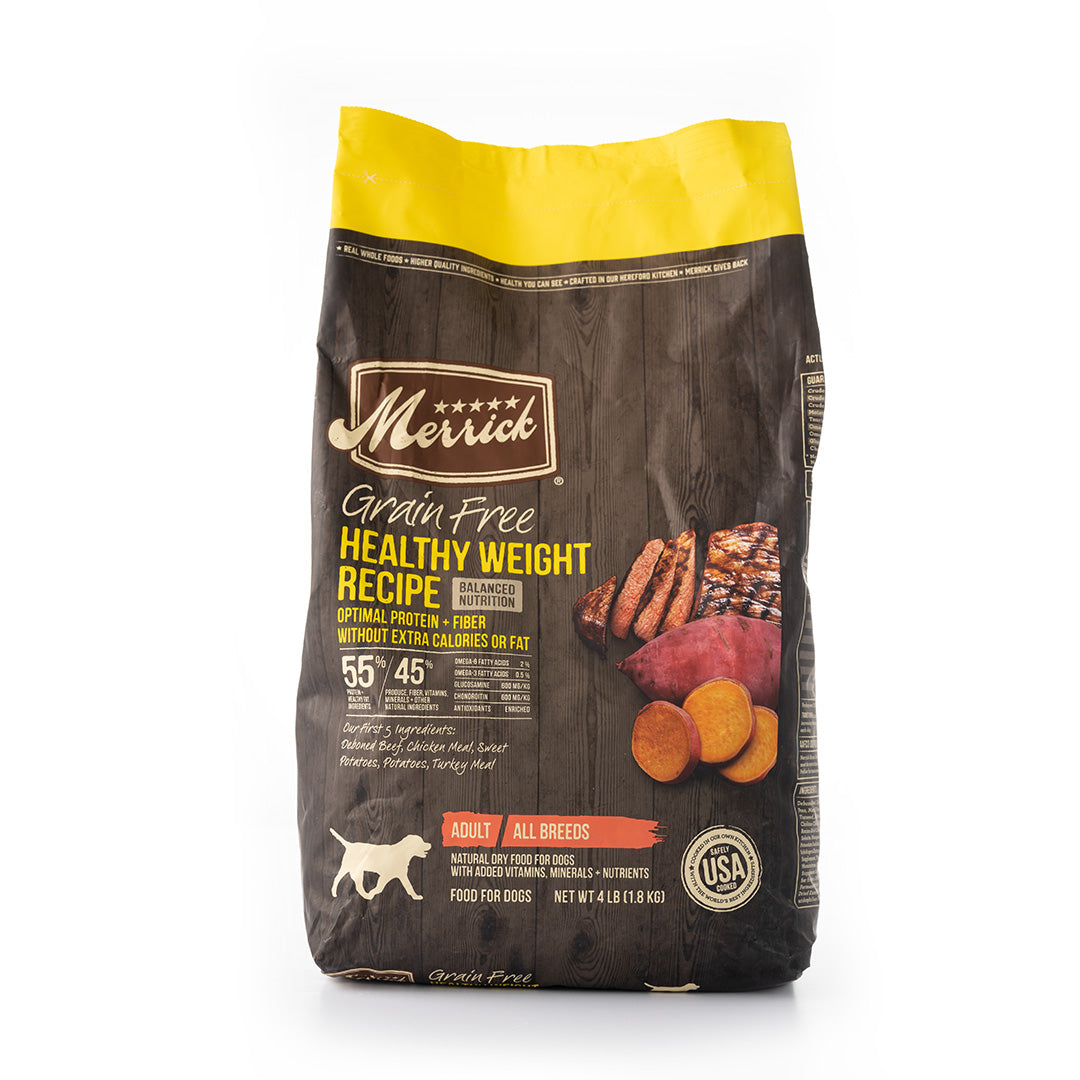 Merrick Dry Dog Food Grain Free Healthy Weight 1.8kg Bow Wow