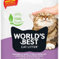 World's Best Cat Litter Lavender Scented Multiple Cat Clumping Formula 6.35kg