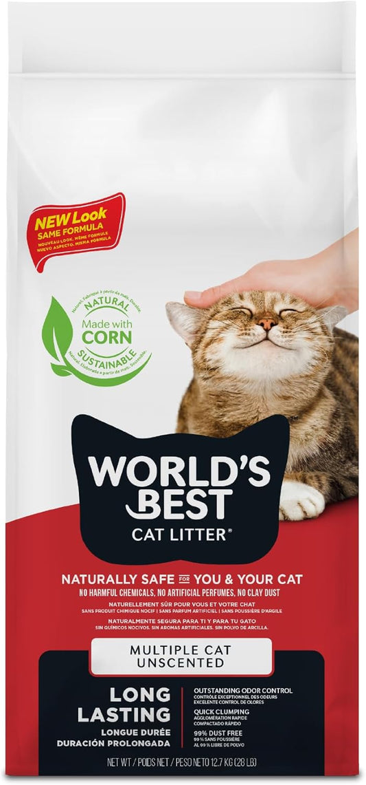 World's Best Cat Litter Multiple Cat Clumping Formula 12.7kg